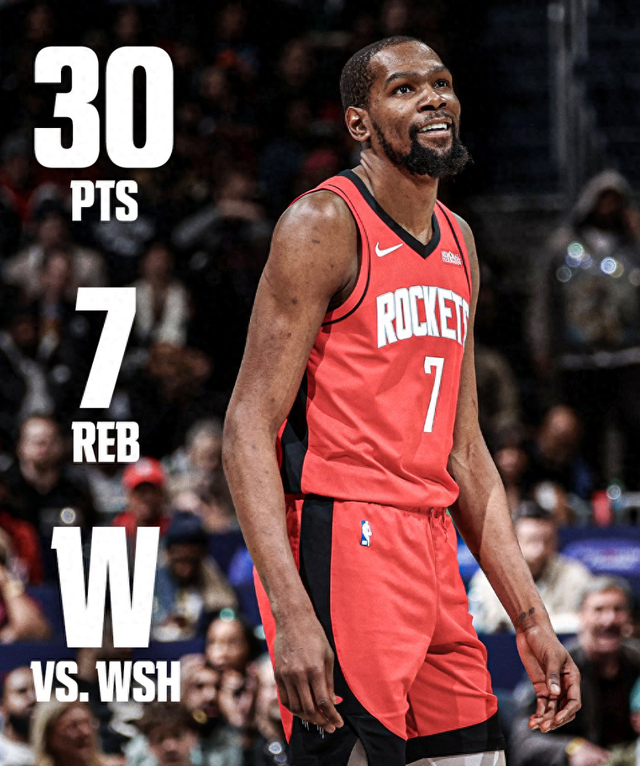 五星体育官网-连续三场30+队史首人！杜兰特1点成历史第二 37岁助火箭更上一层楼|凯文·杜兰特|阿尔佩伦-申京|休斯敦火箭队|华盛顿奇才队|篮板_新浪体育_新浪新闻